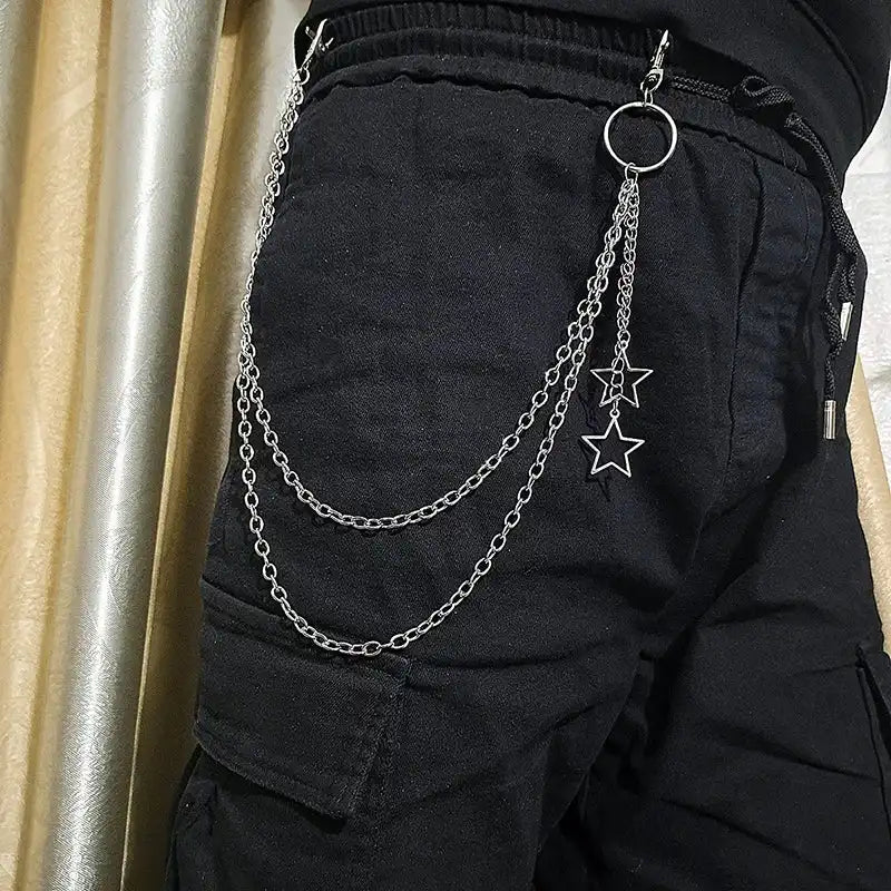 The Chain Between the Loops — Gothic Punk Belt Loop Wallet Chain
