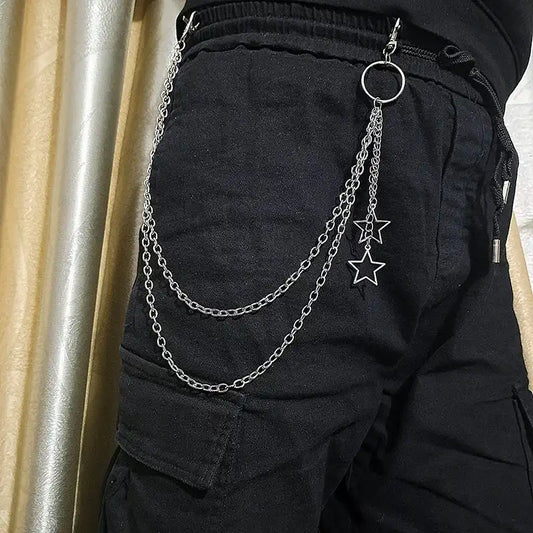 The Chain Between the Loops — Gothic Punk Belt Loop Wallet Chain
