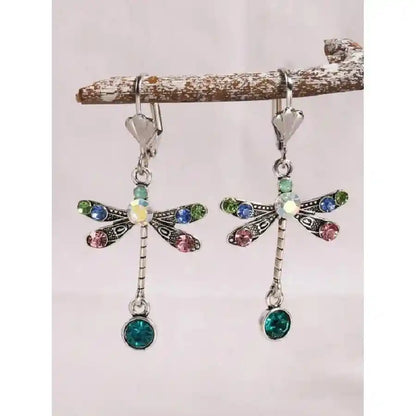 Dragonfly Dangle Earrings - Pedlar's Attic
