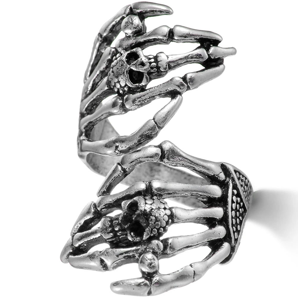 The Drawer Knows — Skull, Dragon & Snake Adjustable Rings - Pedlar's Attic