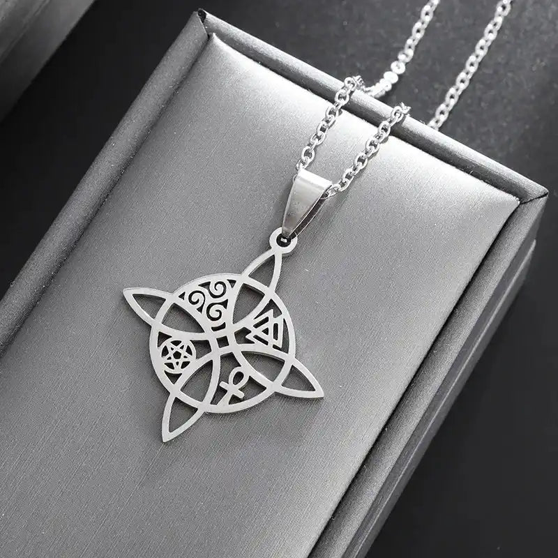 The Moon Knot Collection — Celtic Irish Witch Amulet Necklaces