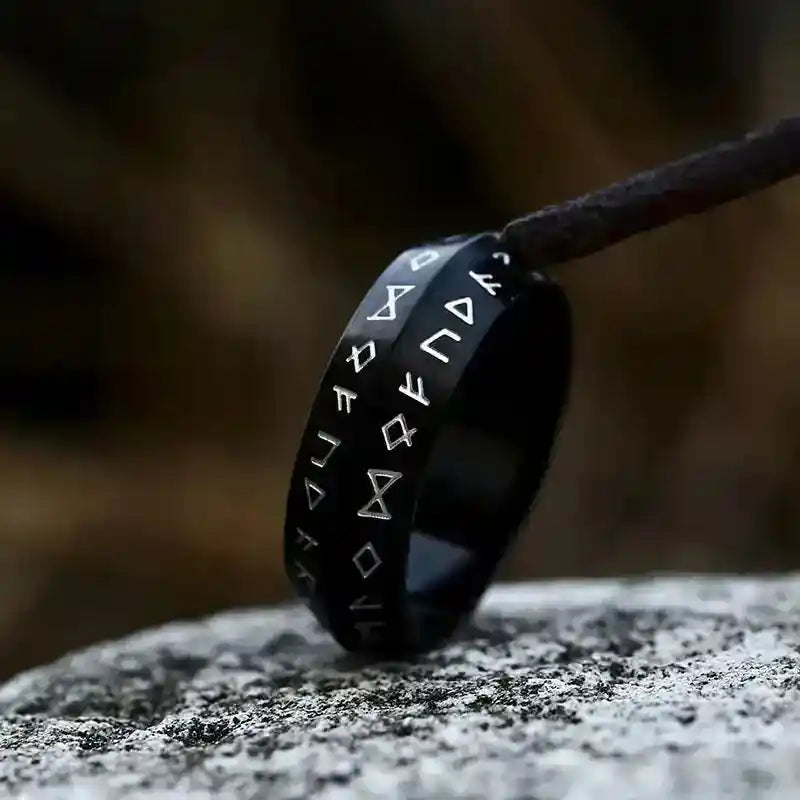 Vintage Odin Norse Viking Amulet Rune Rings - Pedlar's Attic