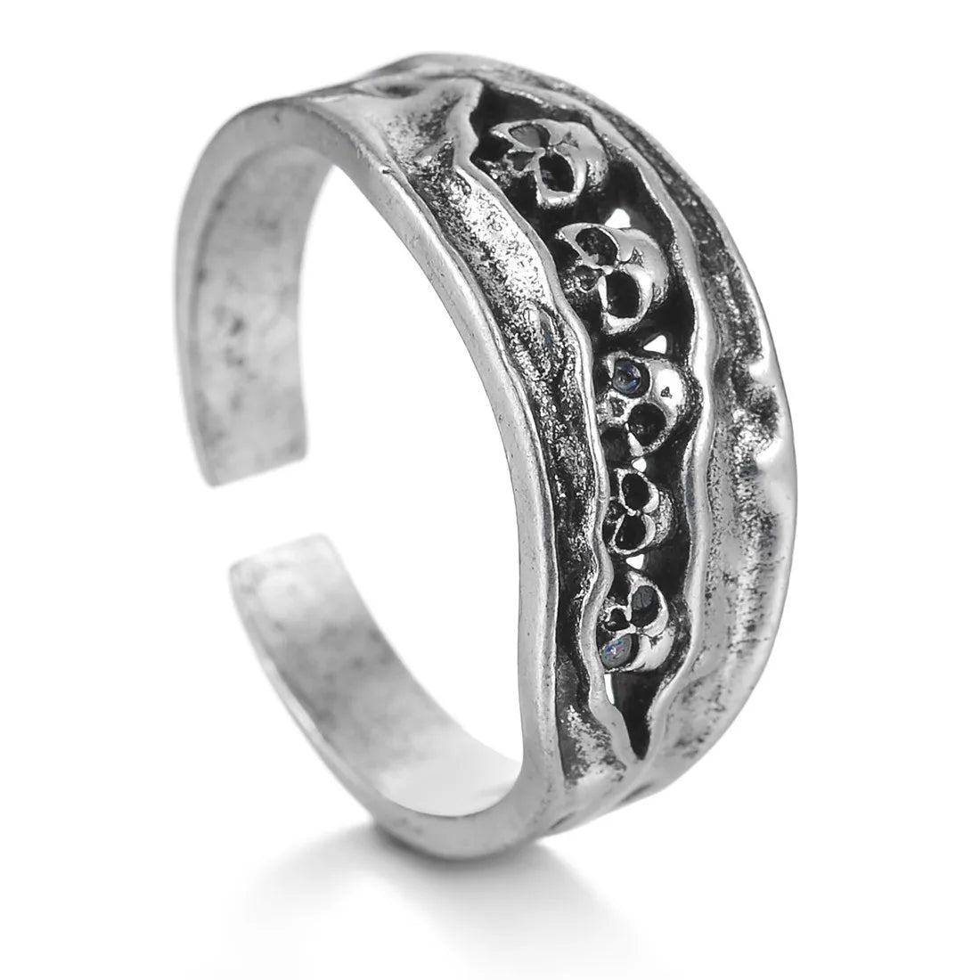 The Drawer Knows — Skull, Dragon & Snake Adjustable Rings - Pedlar's Attic