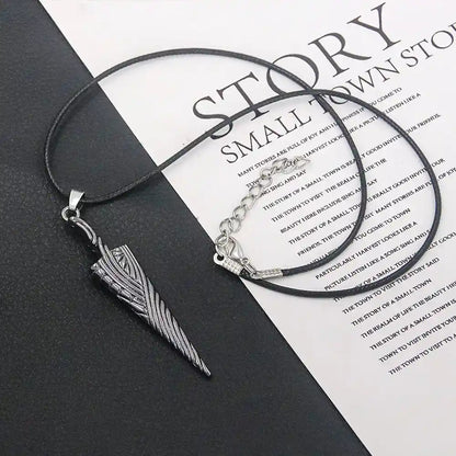 Game Hollow Knight Bone Nail Logo Necklace - Pedlar's Attic