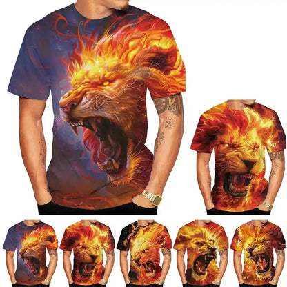 The Lion's Claim — 3D HD Print T-Shirt
