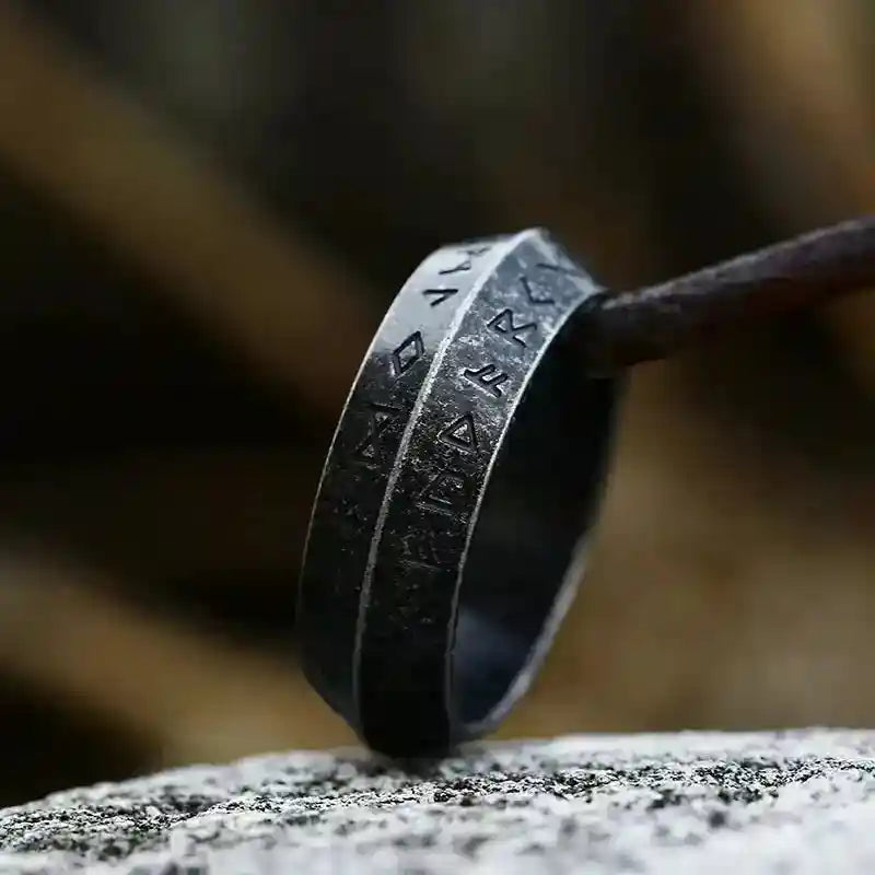 Vintage Odin Norse Viking Amulet Rune Rings - Pedlar's Attic
