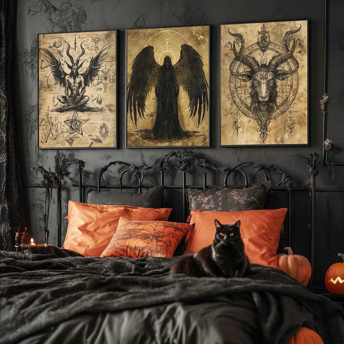 Frameless Gothic Wall Art