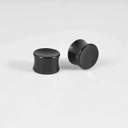 PAIR Fancy Acrylic Purple Smog Concave Ear Piercing Plugs And Tunnels Expanders Body Jewelry Earring Gauges Stretchers 8-25mm - Pedlar's Attic