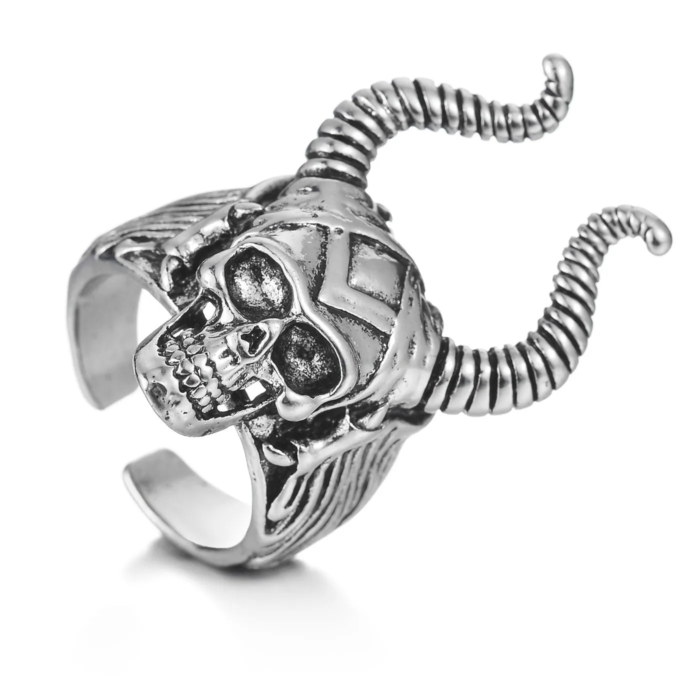 The Drawer Knows — Skull, Dragon & Snake Adjustable Rings - Pedlar's Attic