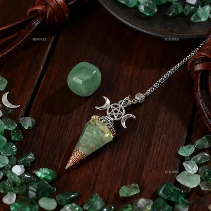 2pcs Amethyst Spirit Pendant Paired with Natural Stone Ornaments - Pedlar's Attic