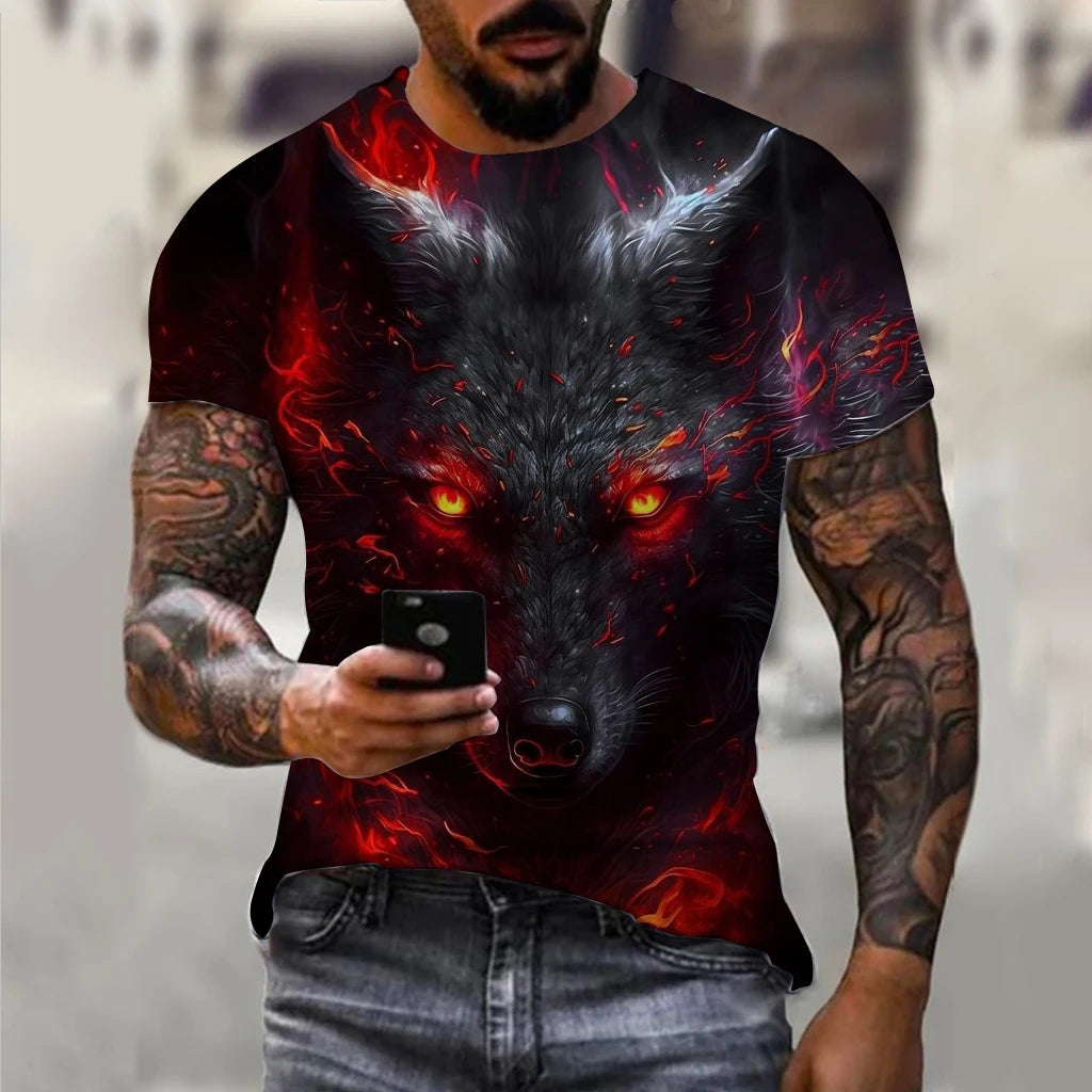 The Wolfsong Portraits — 3D Wolf Graphic Tee