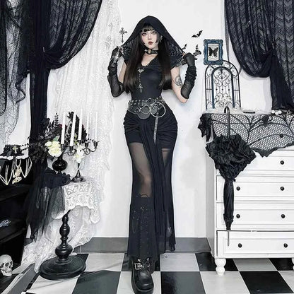 AltGoth Harajuku Dark Goth Dress - Pedlar's Attic