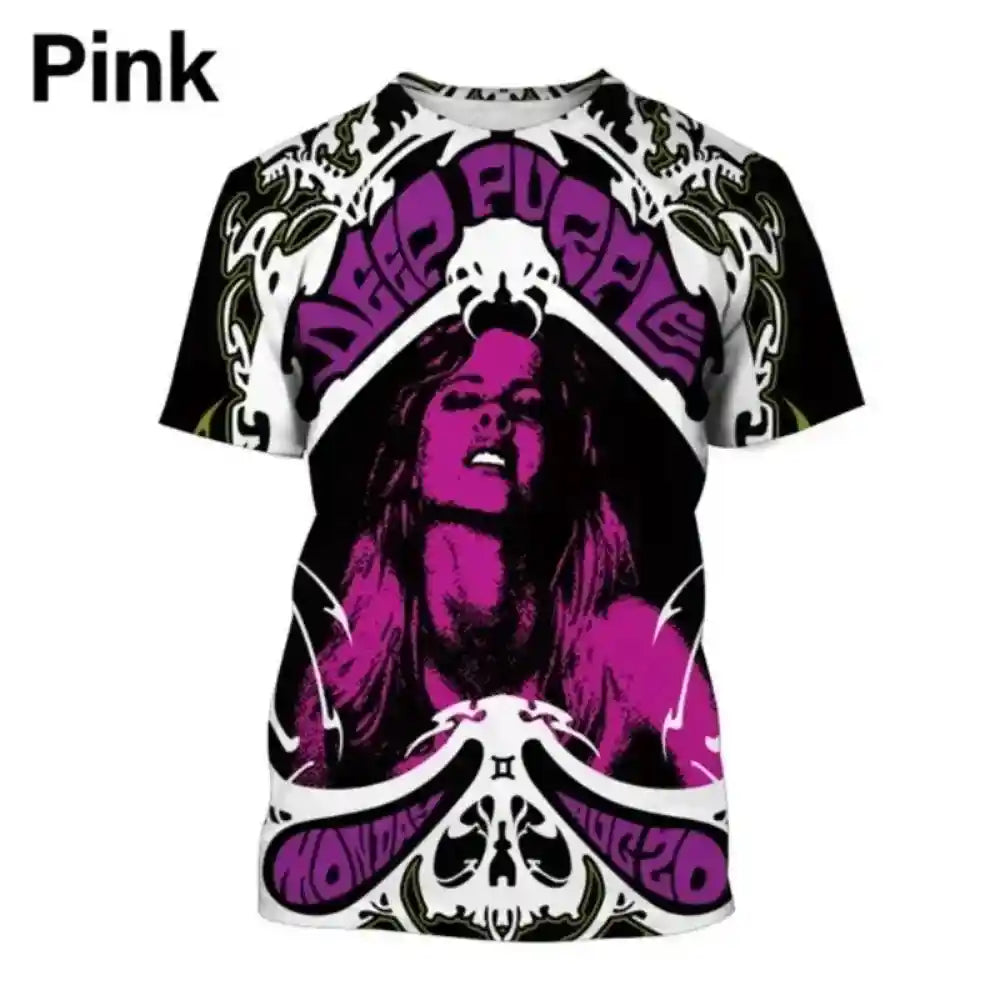 Smoke on the Water – Deep Purple 3D Print Tee