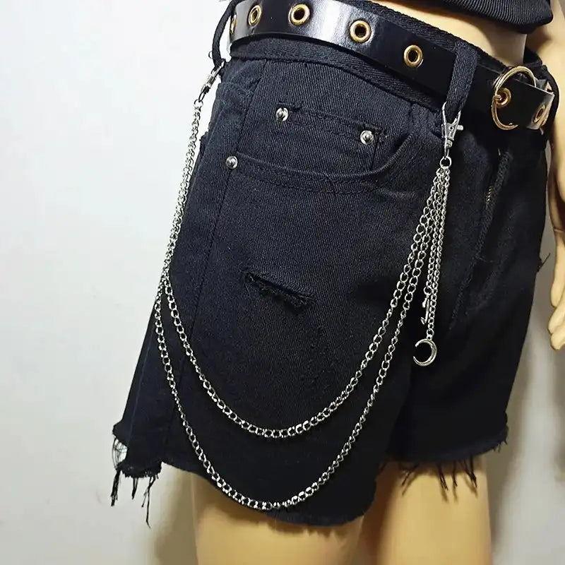 The Chain Between the Loops — Gothic Punk Belt Loop Wallet Chain