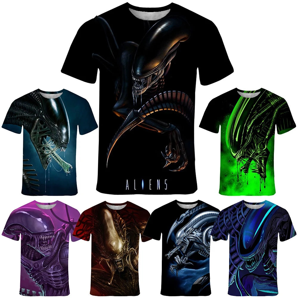 Perfect Organism — Alien Xenomorph 3D Graphic Tee