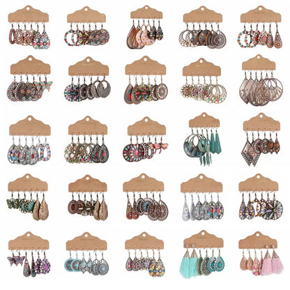 The Drawer of a Hundred Mornings — Boho Earring Sets