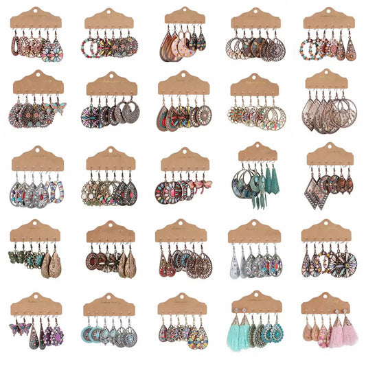 The Drawer of a Hundred Mornings — Boho Earring Sets
