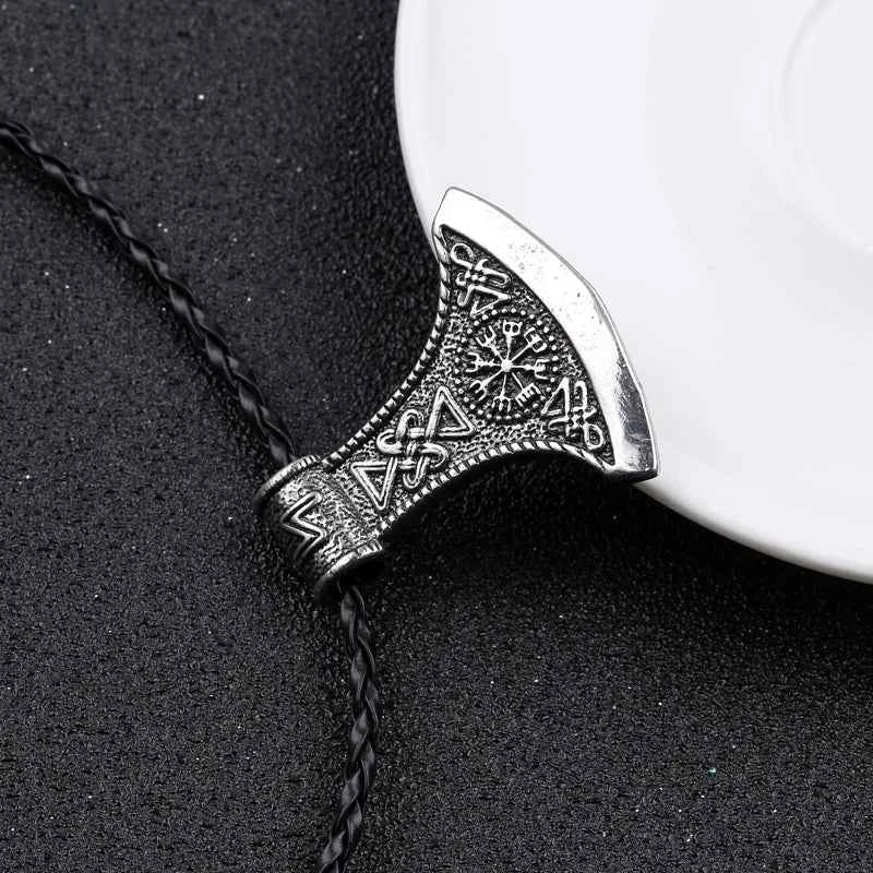 Norse Viking Scandinavian Axe Head Pendant Necklace