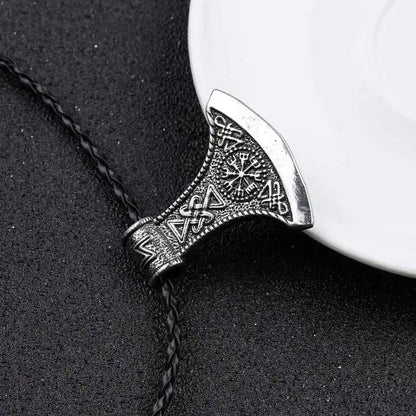 Norse Viking Scandinavian Axe Head Pendant Necklace - Pedlar's Attic