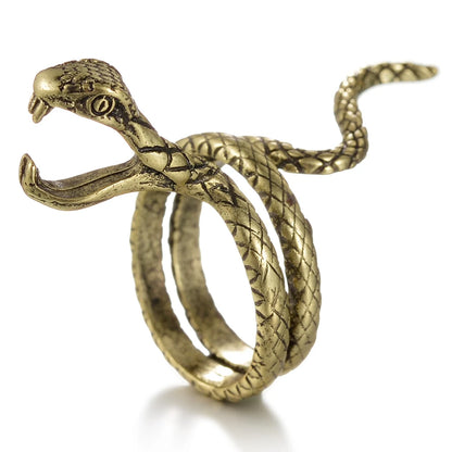 The Drawer Knows — Skull, Dragon & Snake Adjustable Rings - Pedlar's Attic