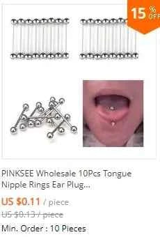 NEW 2Pcs Ear Plugs Tunnels Acrylic - Pedlar's Attic