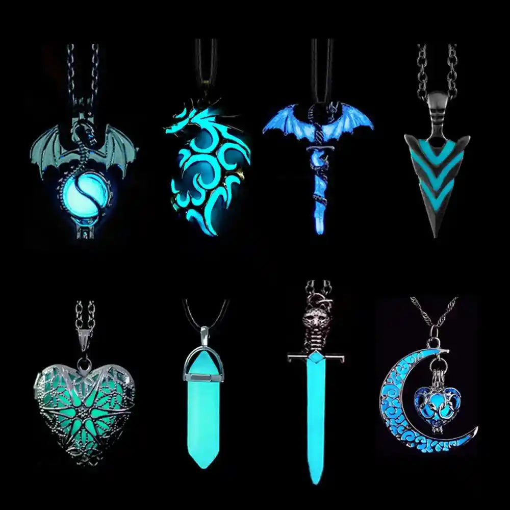 Luminous Glow Necklaces! Assorted Dragons and More! - Pedlar's Attic
