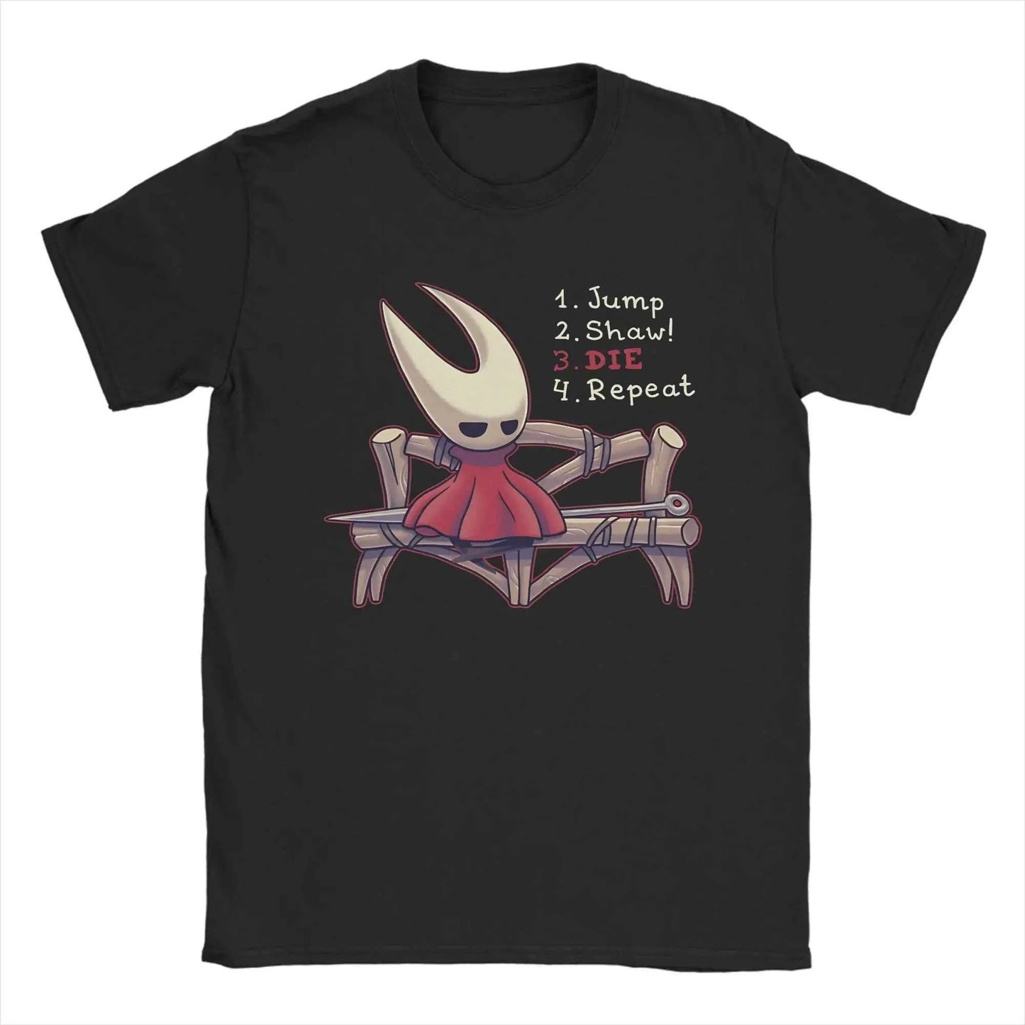 Hornet Shaw Silksong T Shirt Summer Hollow Knight Trending T Shirts Male 100% Cotton Crew Neck Plus Size Top Tees Funny Tshirt