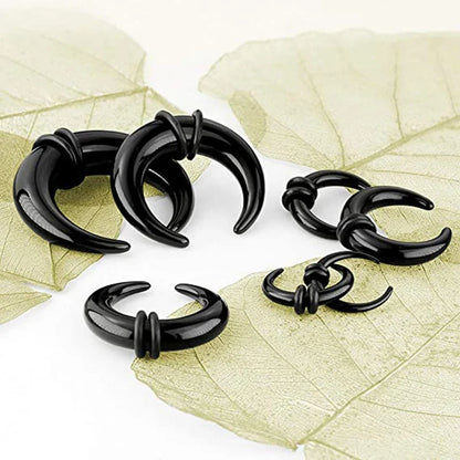 The Crescent Riot — Acrylic Taper Body Jewellery Sets