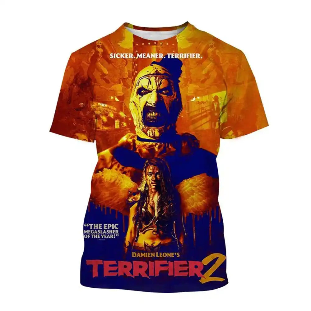 The Laughing Dark —Clown Horror  3D Print Tee