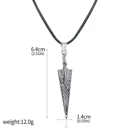 Game Hollow Knight Bone Nail Logo Necklace - Pedlar's Attic