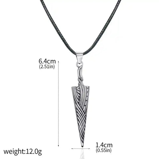 Game Hollow Knight Bone Nail Logo Necklace - Pedlar's Attic
