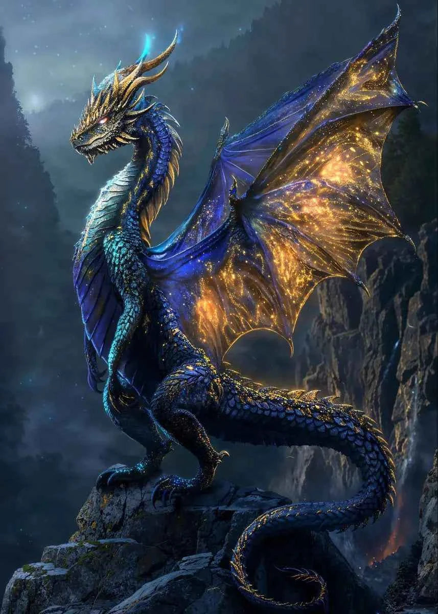 Fantasy Dragon Mythical Animal Posters and Prints