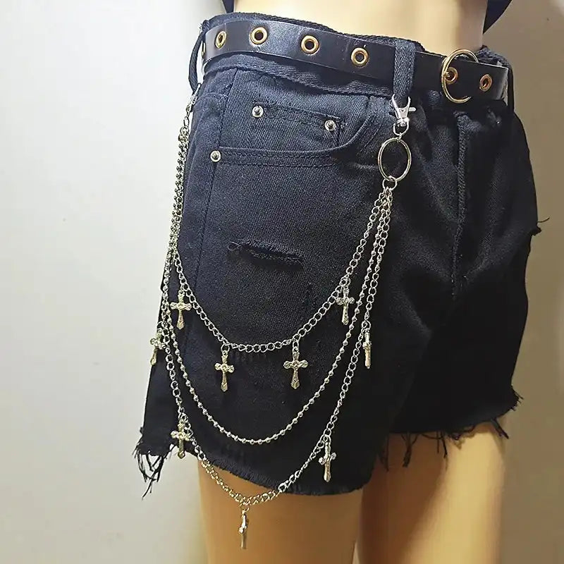 The Chain Between the Loops — Gothic Punk Belt Loop Wallet Chain