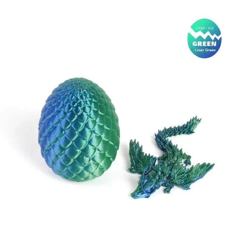 3D Printed Dragon Colorful Gem Dragon Figurines