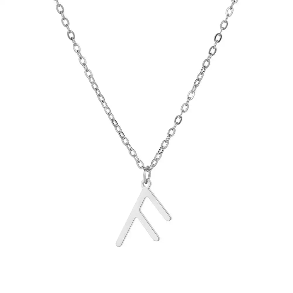 Norse Runic Pendant Viking Rune Layering Necklace - Pedlar's Attic