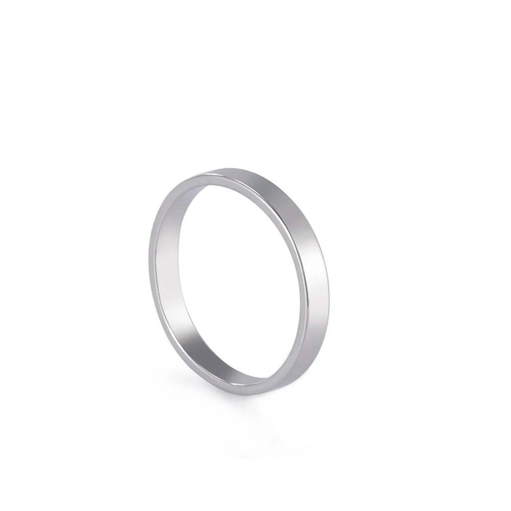 Dreamtimes Chic Simple Round Wedding Band Rings For Women Men 3 Colors Stainless Steel Engagement Female Ring Gifts 2023 Jewelry - Pedlar's Attic