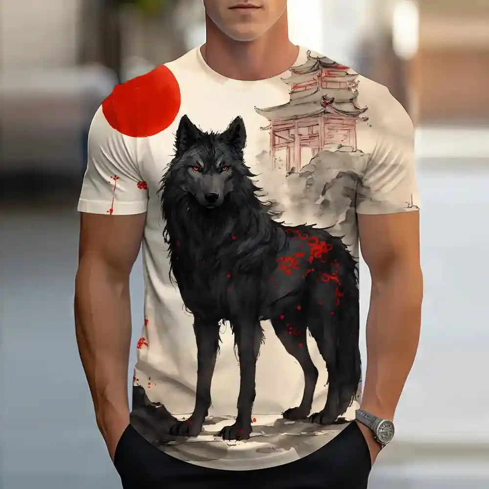 Wild Sovereign – Apex Predator 3D Print Tee