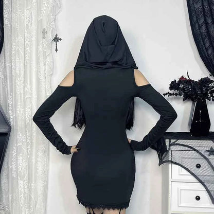 AltGoth Cyber Punk Mall Gothic Dress - Pedlar's Attic