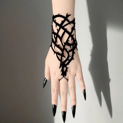 What the Forest Grows — Corrupt Forest Thorn & Web Bracelet