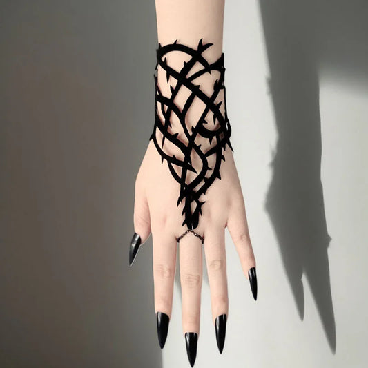 What the Forest Grows — Corrupt Forest Thorn & Web Bracelet