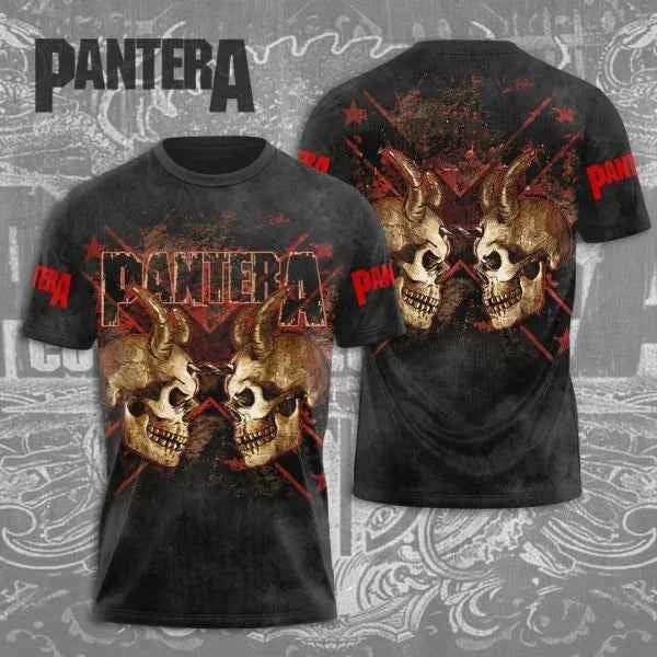 PANTERA! 3D Printed T-shirt for Men and Women