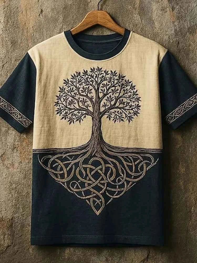 Viking-Crow Viking style T-shirts