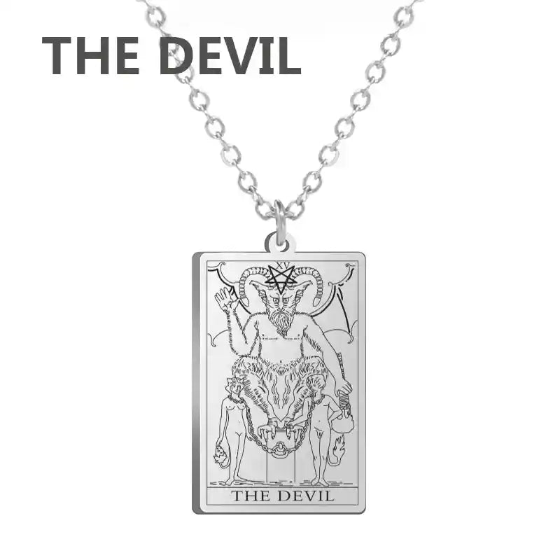 Dawapara Tarot Cards Necklace Women - Pedlar's Attic