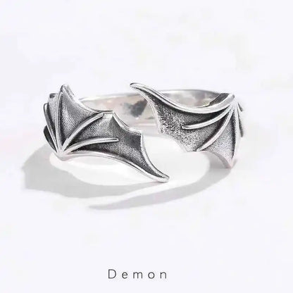 Retro Angel Demon Wings Creative Ring - Pedlar's Attic