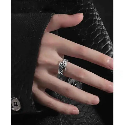 Retro Angel Demon Wings Creative Ring - Pedlar's Attic