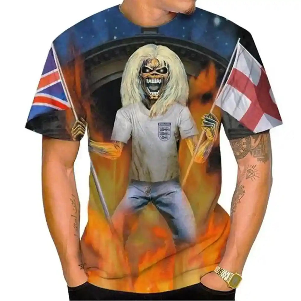 Live Dead – Rock & Metal 3D Print Tee