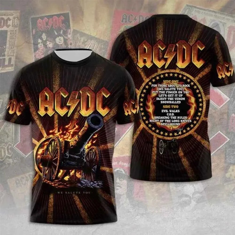 AC DC Men's Rock Band T-shirt HUGE VARIETY