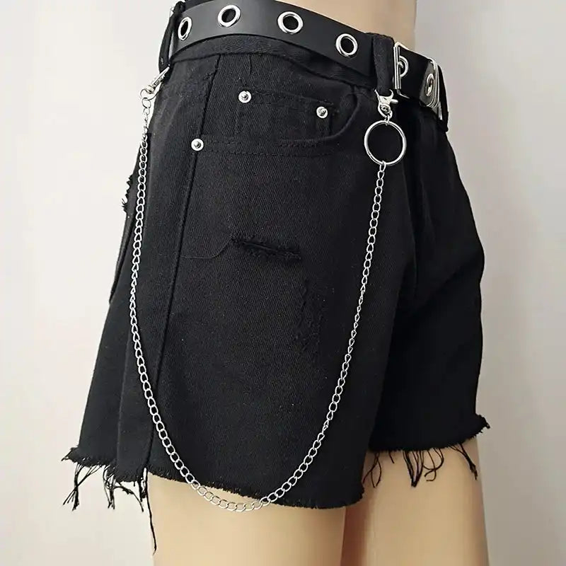 The Chain Between the Loops — Gothic Punk Belt Loop Wallet Chain