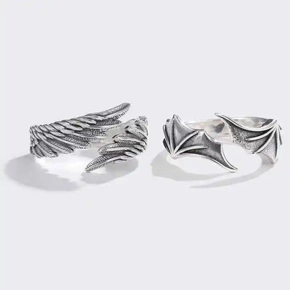 Retro Angel Demon Wings Creative Ring - Pedlar's Attic