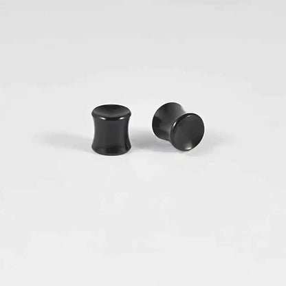 PAIR Fancy Acrylic Purple Smog Concave Ear Piercing Plugs And Tunnels Expanders Body Jewelry Earring Gauges Stretchers 8-25mm - Pedlar's Attic